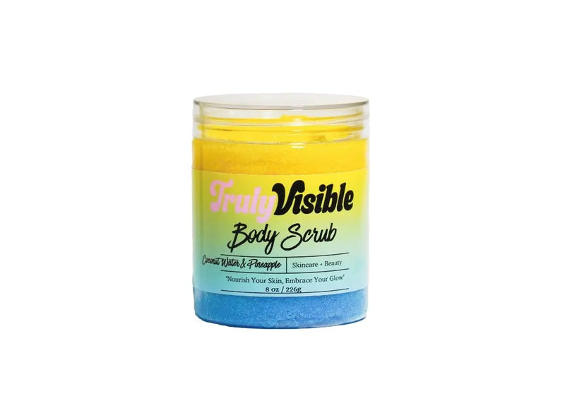 Coconut Water & Pineapple Body Scrub PINEAPPLE - COCONUT - GOJI BERRY - SUGAR CANE - TONIC - SHEER MUSK