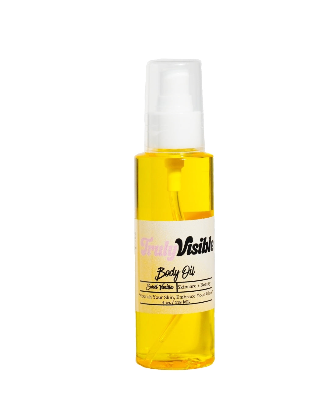 Sweet Vanilla Body Oil FRESH VANILLA BEAN - RICH CARAMEL - SOOTHING CREAM