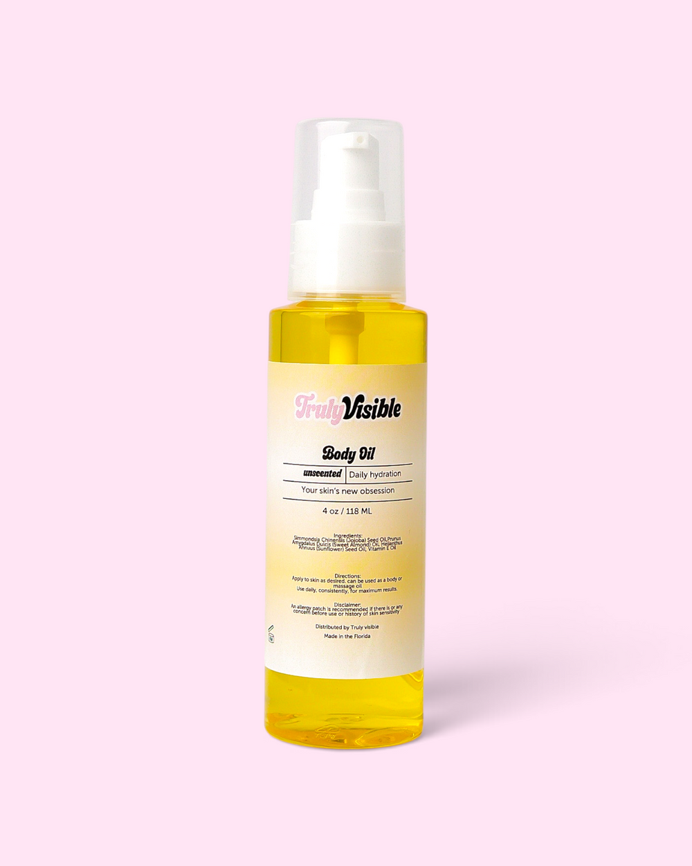 Unscented Body Oil