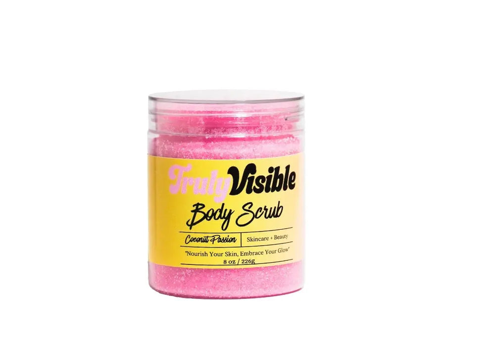 Coconut Passion Body Scrub VANILLA - SWEET COCONUT - LILY OF THE VALLEY