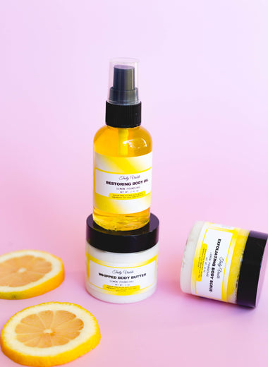Enjoy a skincare routine for your body!
Treat your skin to this moisturizing 3-step bundle to keep your skin hydrated for up to 24 hours . This trio bundles include