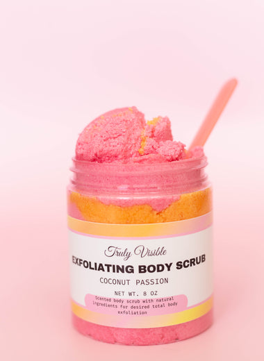 You'll be happy to know that this scrub will not leave your skin feeling dry and tight. Our Coconut Passion Body Scrub is a great way to rejuvenate your skin and ind