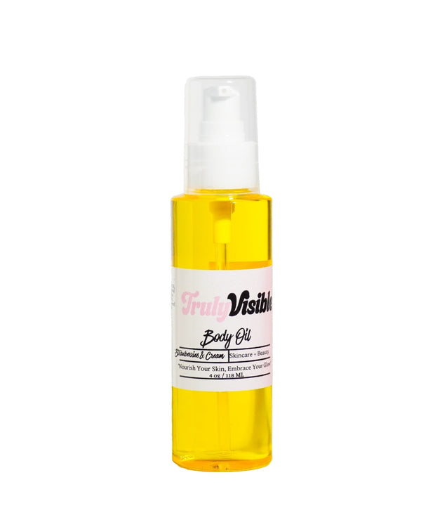 Strawberries & Cream Body Oil RIPE, JUICY STRAWBERRIES - WHIPPED CREAM