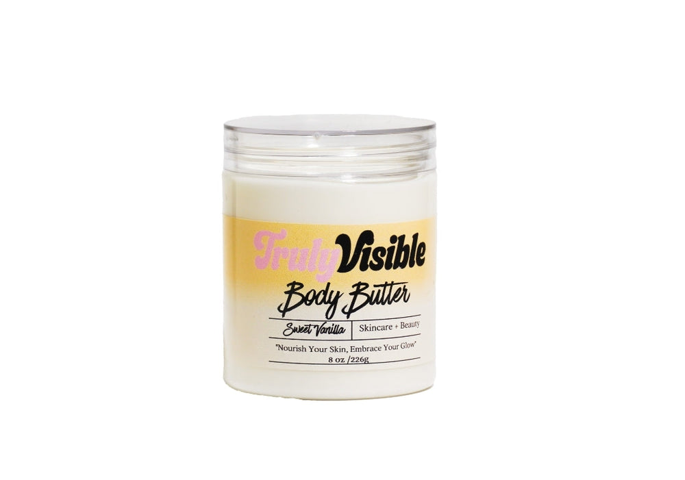 Sweet Vanilla Body Butter FRESH VANILLA BEAN - RICH CARAMEL - SOOTHING CREAM