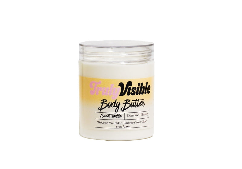 Sweet Vanilla Body Butter FRESH VANILLA BEAN - RICH CARAMEL - SOOTHING CREAM